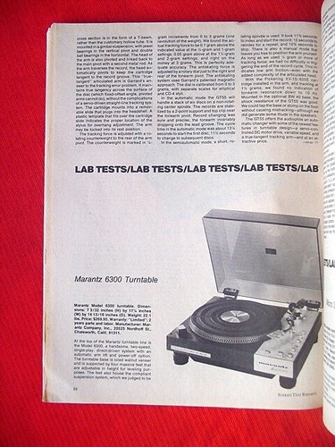 Marantz 6300 micro seiki - micro,