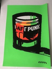 Daft Punk , stampato in serigrafia, poster ,suonabene edizioni, poster originale