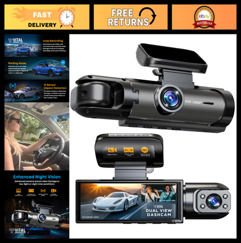 Doppia dash camera anteriore - doppia,