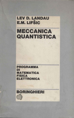 Meccanica quantistica lev - -,