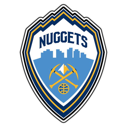Adesivo denver nuggets logo - nuggets,