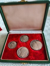 Cofanetto medaglie satiriche Mussolini - Incisore C. Giampaoli.