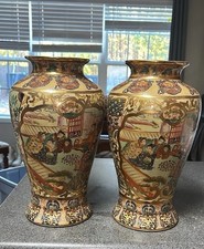 Set 2 vasi dipinti a mano