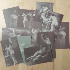 N° 11 Cartoline Nudo Erotiche Artistico Francesi Non Viaggiate Anni '30 Lotto