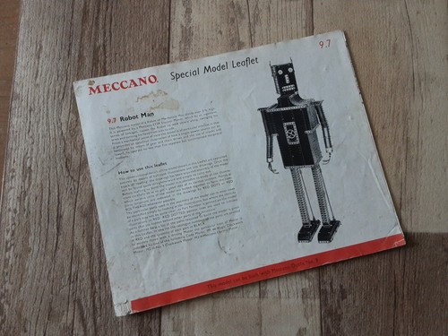 Meccano foglietto modello - meccano,