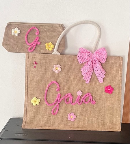 Borsa pochette juta - borsa,,