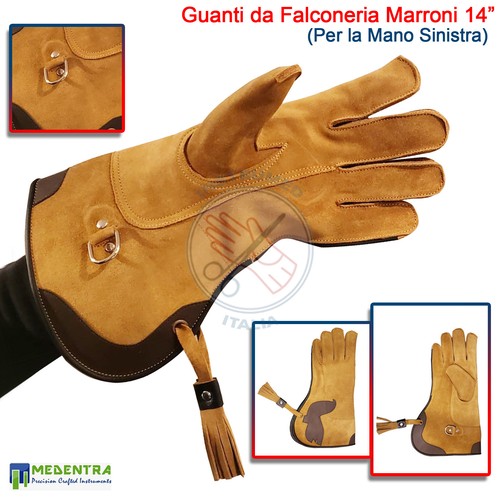 Guanti falconeria pelle - da, in