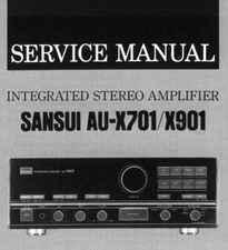 SANSUI AU-X701, AU-X901 Integrated Amplifier Schematic Diagram Service Manual