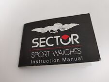 SECTOR SGE Libretto Uso Orologio Sector ITA, MOVIMENTO ETA/RONDA