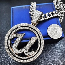 Ciondolo medaglia zirconi Hip