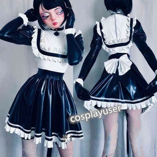 Sissy cameriera pvc vestito