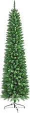 Albero Di Natale Artificiale Slim Folto 180 Verde Con 780 Rami Realistici,Albero