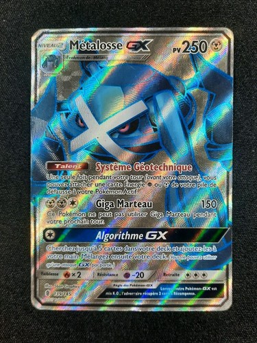 Carte pokémon métalosse gx - pokémon,