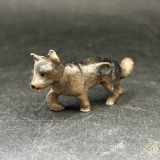 Antico giocattolo in metallo fattoria cortile FATTORIA CANE PECORA primo modello in miniatura pressofuso