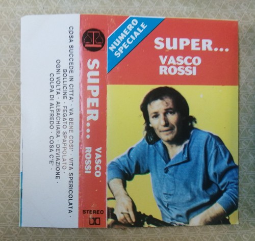 Vasco rossi musicassetta - vasco, mc