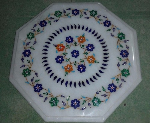 Marble coffee table - 12", 12"