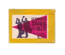 Le Comiche Stanlio & Ollio Bustina Figurine Edisport 1972