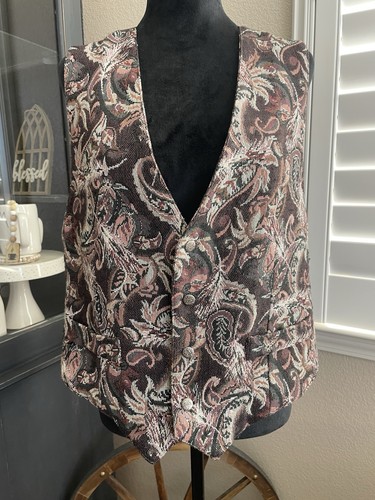 Gilet arazzo donna rosso