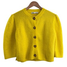 Cardigan ZARA taglia M giallo