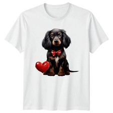 T-shirt bassotto cucciolo cane