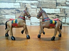 Coppia Cavalli Legno Legno