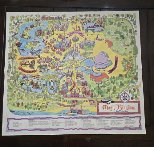 Mappa ricordo walt disney - mappa,