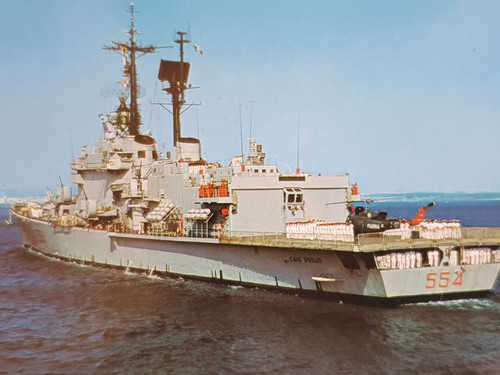 Cartolina nave caio duilio - nave, "