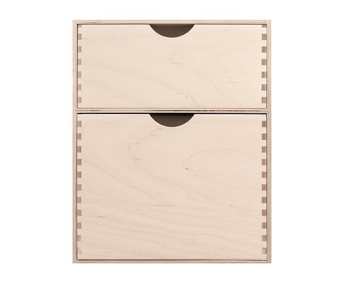 Scatola portaoggetti legno