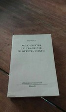 Sofocle Aiace-Elettra-Le Trachinie-Filottete-I segugi Rizzoli Bur 281025