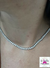 COLLANA TENNIS ACCIAIO ZIRCONI