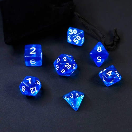 Set dadi blue dice - set, 7