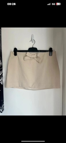 Minigonna zara panna con - minigonna,