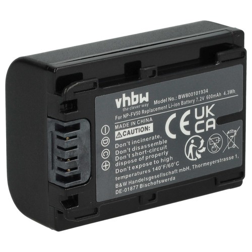 Batteria per sony - per, nex-vg20e