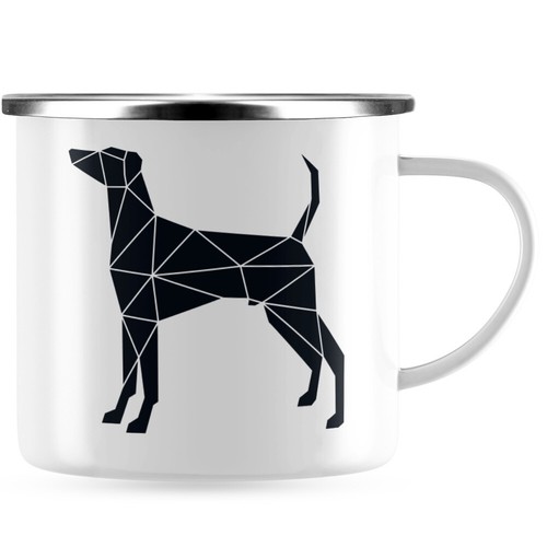 Dobermann stile origami - dobermann,,