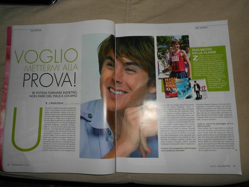 Zac efron rivista - zac,