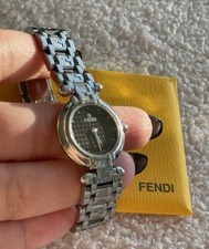 Fendi Orologi Black Stainless
