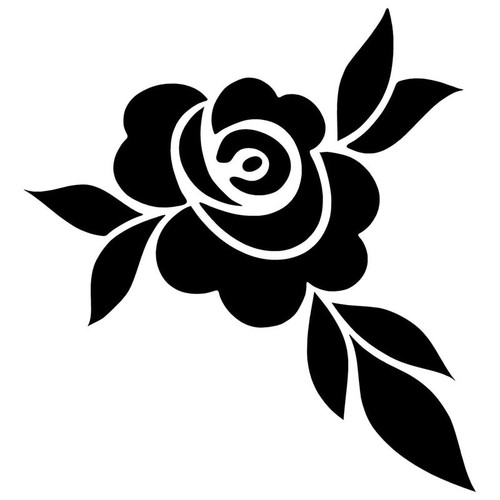 Fiori auto sticker rosa - auto,
