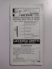 Opuscolo programma dei grandi