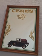 VINTAGE anni 80 - Specchio pubblicitario Birra Ceres