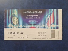 RARO BIGLIETTO SUPERCOPPA UEFA