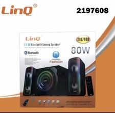 x Sistema Altoparlanti Speaker Casse Bluetooth Gaming 2.1Ch 80W Linq 2197608