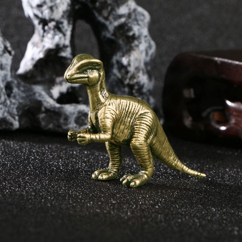 Statua dinosauro ottone