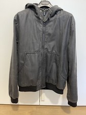 Giacca TRUSSARDI Uomo L Giubbotto Giubbino Impermeabile Giaccone Invernale Nero