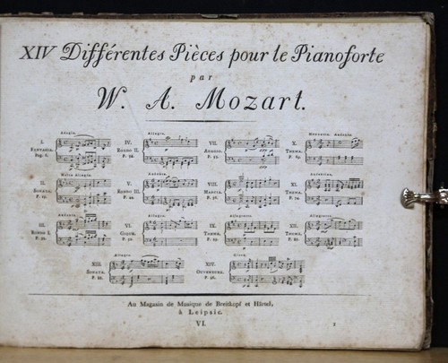 Mozart xiv differenti pezzi - mozart,,