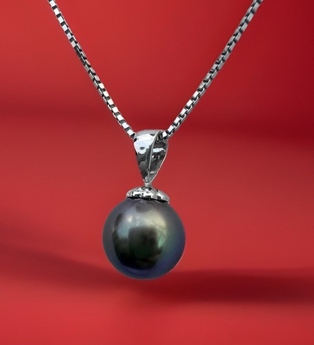 Estate tahitian pearl necklace - estate,