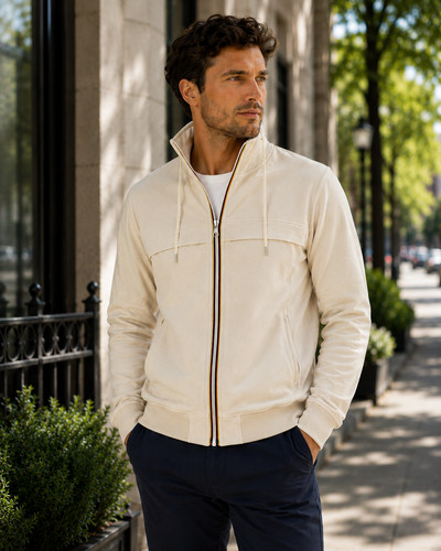 Giacca felpa uomo con
