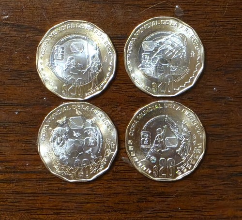 Messico pesos monete coppa - monete,