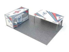 Diorama tenda rally con