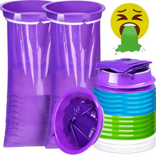 Vomit Bag 20Pcs Sacchetti Vomito Bambini Nausea Auto Emesis Bags 1000Ml Sacchett