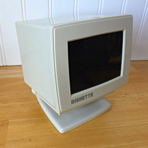 Vintage crt computer - computer, monitor